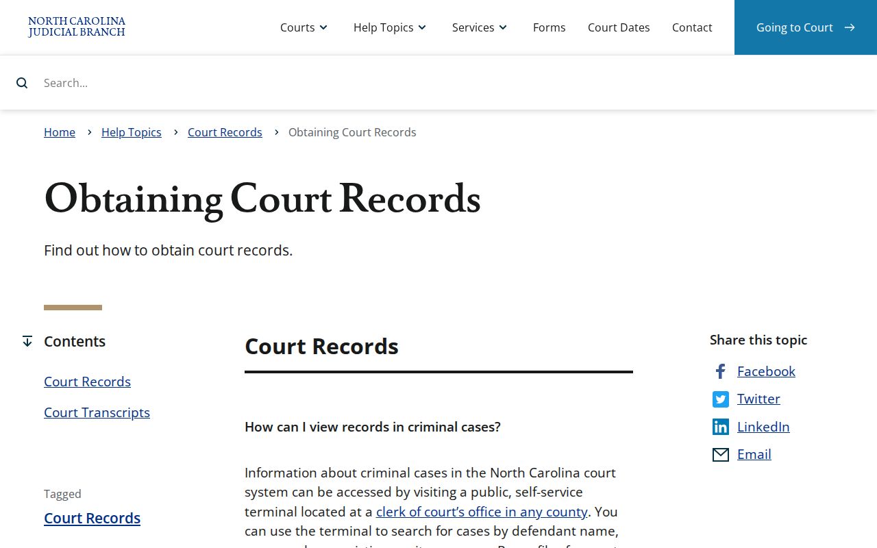 Clay County criminal court record copy and inspection guidance