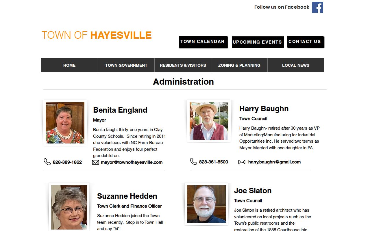 Hayesville municipal contacts distinguished from criminal records offices