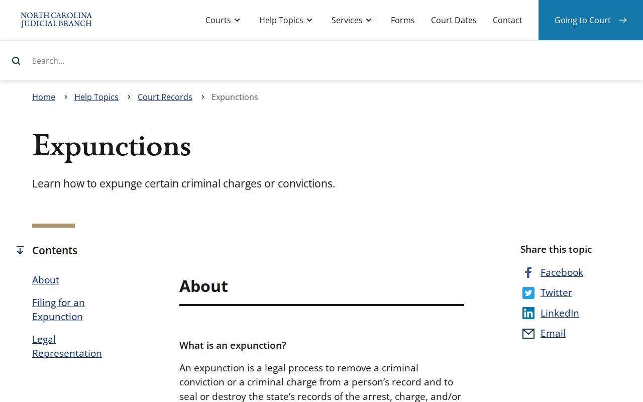 Clay County criminal record expunction forms and guidance