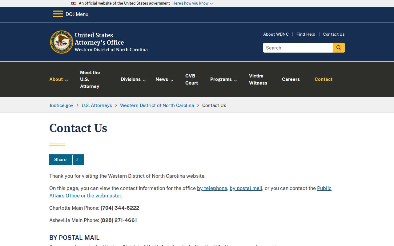 Clay County federal criminal history Western District prosecutor page